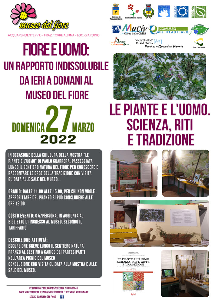 Fiore e uomo: un rapporto indissolubile da ieri ed oggi