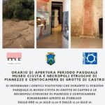 Pasqua al museo e alle Necropoli di Grotte di Castro