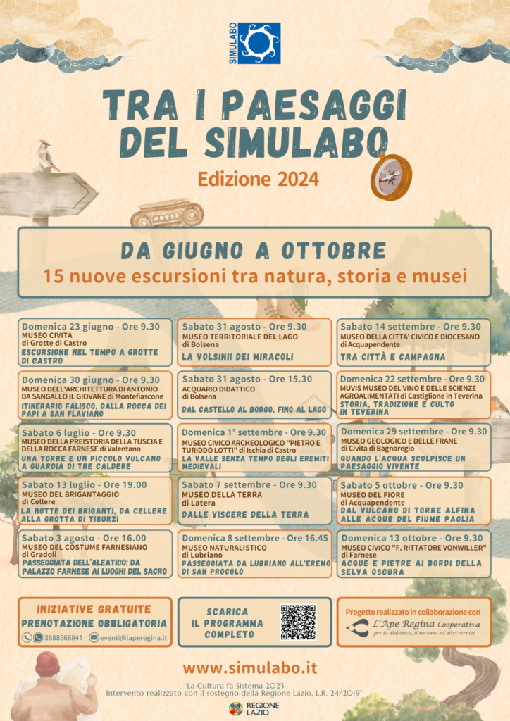 Programma completo Tra i paesaggi del Simulabo Edizione 2024