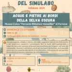 Acque e pietre ai bordi della selva oscura