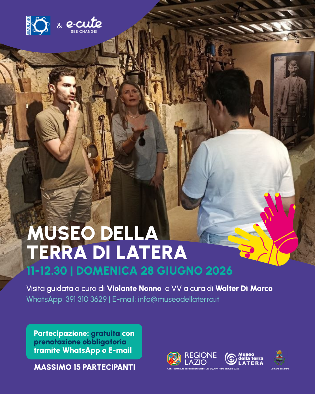 Visita guidata in LIS al Museo della terra di Latera