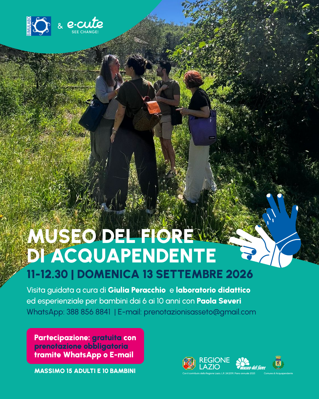 Visita guidata in LIS e laboratorio al Museo del fiore di Acquapendente