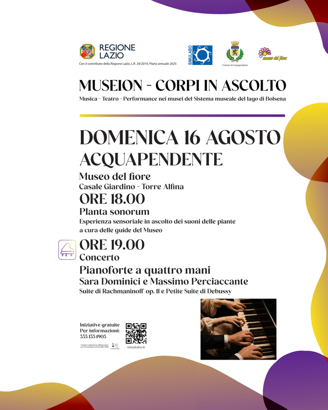 Museion 2026 - Planta sonorum e concerto per pianoforte a quattro mani